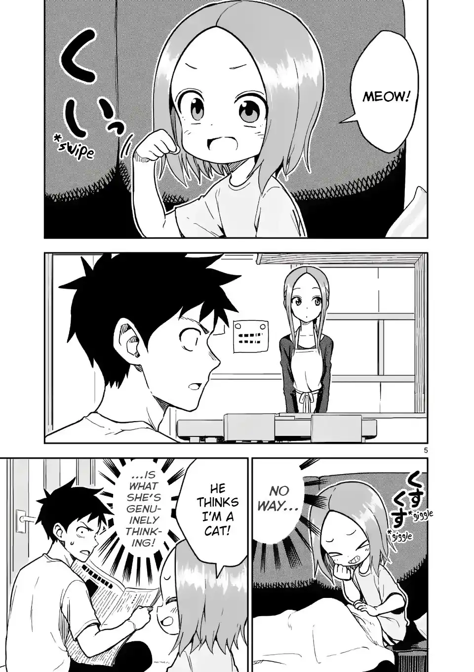 Karakai Jouzu no (Moto) Takagi-san Chapter 184 5